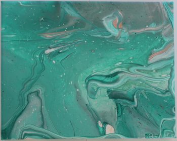 Custom Acrylic Canvas Pour | Whispering Whirlwinds